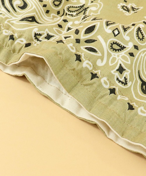 HAV-A-HANK（ハバハンク ）の「∴【 HAV-A-HANK / ハバハンク 】BANDANNA  DRAWSTRING BAG バンダナ 巾着バッグ（エコバッグ/サブバッグ・メンズ・ブラック/ベージュ/ピンク/ブルー/ホワイト・FREE）」の13枚目の写真