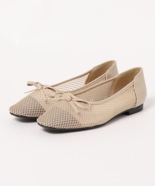 KOBE LETTUCE（コウベレタス）の「スクエアトゥメッシュパンプス（パンプス・レディース・ブラック/ベージュ/ブラウン/ホワイト・LL/S/M/L）」の16枚目の写真