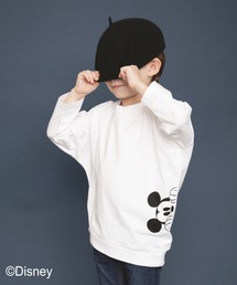 Disney | 【ミッキーマウス】アシンメトリー長袖Tシャツ(Tシャツ/カットソー)