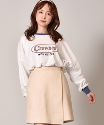 ems excite | 配色ロゴロンTee(Tシャツ/カットソー)