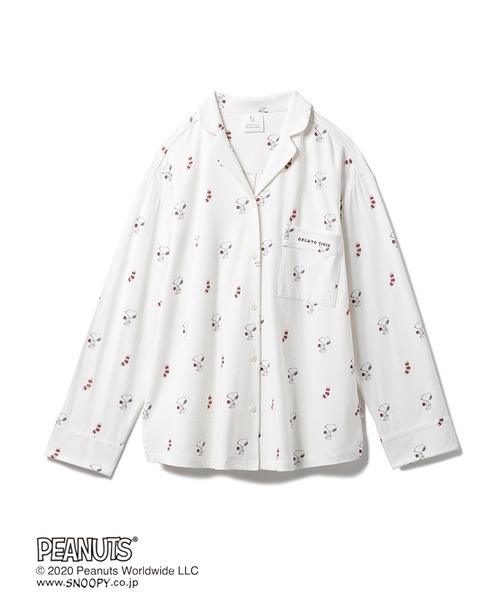 Peanuts シャツ ルームウェア パジャマ Gelato Pique ジェラートピケ のファッション通販 Zozotown
