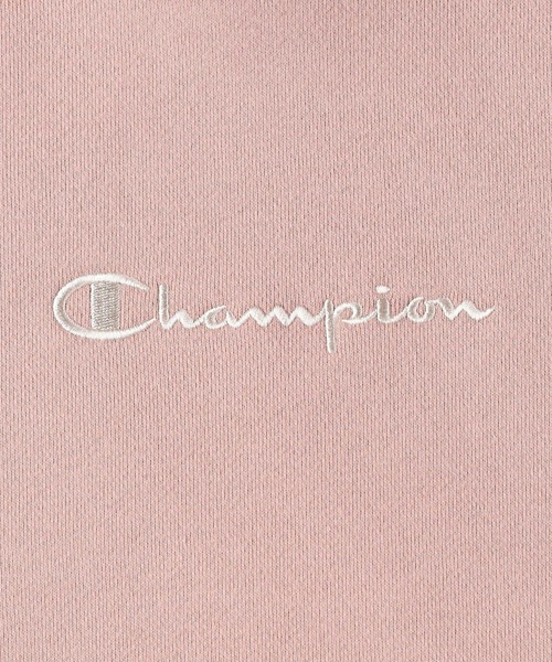 Champion（チャンピオン）の「【Champion】フードボアパーカー（パーカー・レディース・キナリ/グレー/ライトピンク・M/L）」の4枚目の写真