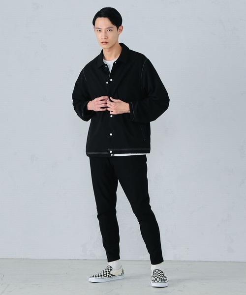 EDWIN（エドウィン）の「【ストレスフリー快適パンツ】F.L.E ジョガーパンツ　(ポンチニット）（その他パンツ・メンズ・チャコールグレー/ブラック・SMALL/MEDIUM/LARGE/X-LARGE/X-SMALL）」の2枚目の写真