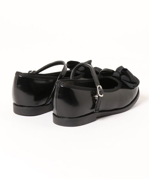 COMME CA ISM（コムサイズム）の「リボン付き シューズ（バレエシューズ・キッズ・ブラック・21cm/22cm/23cm/17cm/18cm/19cm/20cm）」の8枚目の写真