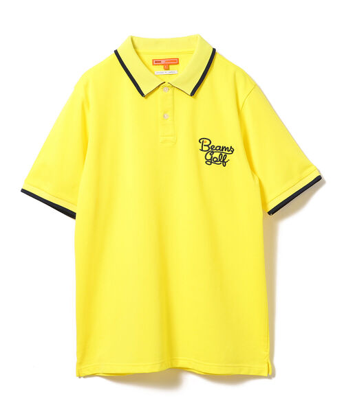 MEN＞BEAMS GOLF ORANGE LABEL / エリ裏 ジャカード ポロシャツ