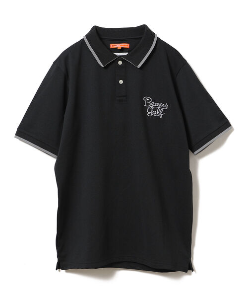 MEN＞BEAMS GOLF ORANGE LABEL / エリ裏 ジャカード ポロシャツ