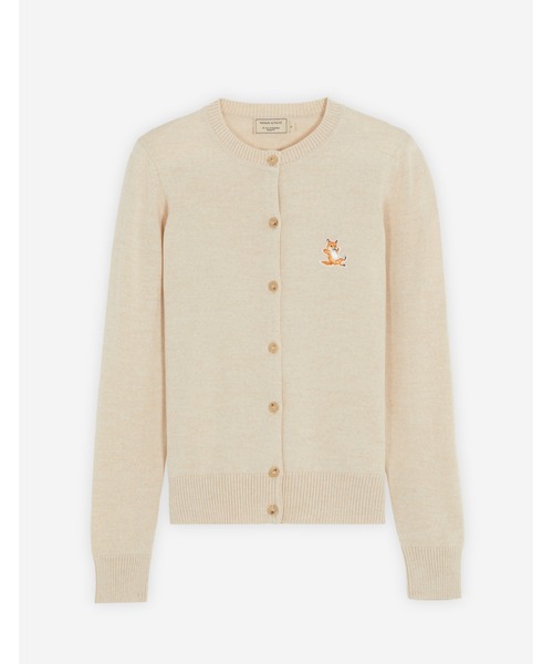 Maison Kitsune(メゾンキツネ)の「CHILLAX FOX PATCH ADJUSTED CARDIGAN(カーディガン/ボレロ・レディース・ベージュ/ブラック系その他・S/M/XS)」の8枚目の写真