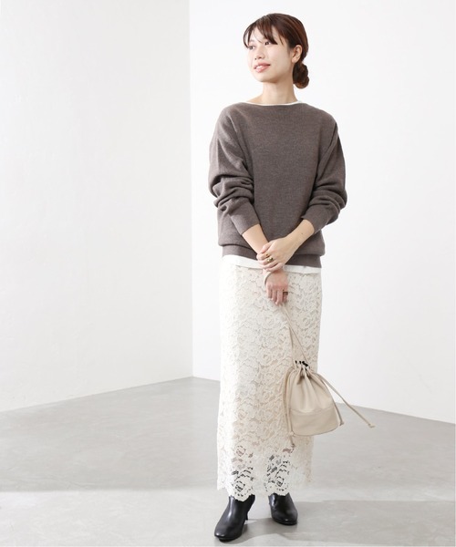 LaTotaliteラトータリテ レーススカート セール】レースロングタイトスカート◇（スカート）｜La