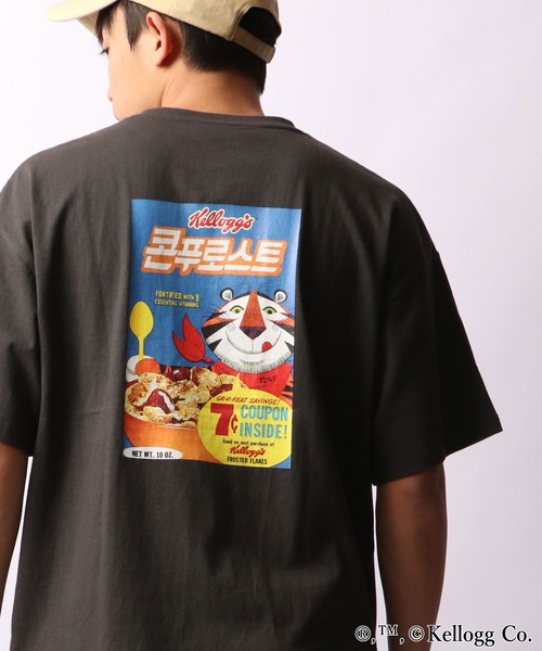 セール Kellogg S 韓国版 ケロッグ 刺繍 プリントオーバーtシャツ Tシャツ カットソー Funalive ファンアライブ のファッション通販 Zozotown