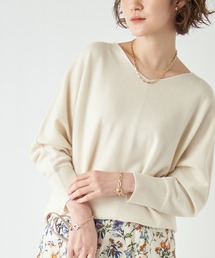 RIVE DROITE | ON/OFF兼用ニット　Vネックドルマンニット　（長袖）(ニット/セーター)