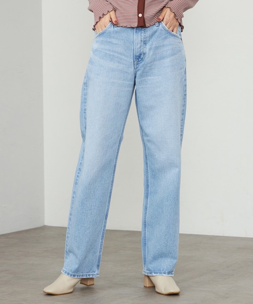 Lee/リー【STANDARD WARDROBE】ボーイズストレートデニムパンツ / 綿