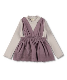 BRANSHES | 【ペア】レース重ね着風長袖Tシャツ(Tシャツ/カットソー)