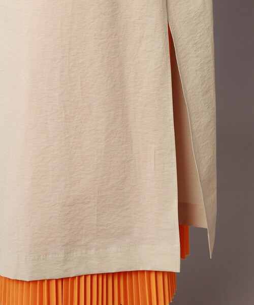 DRESSTERIOR（ドレステリア）の「◆【web Domani/mi-mollet掲載】タイプライターコート（ノーカラーコート・レディース・ブラック/サックスブルー/ライトベージュ・38）」の6枚目の写真