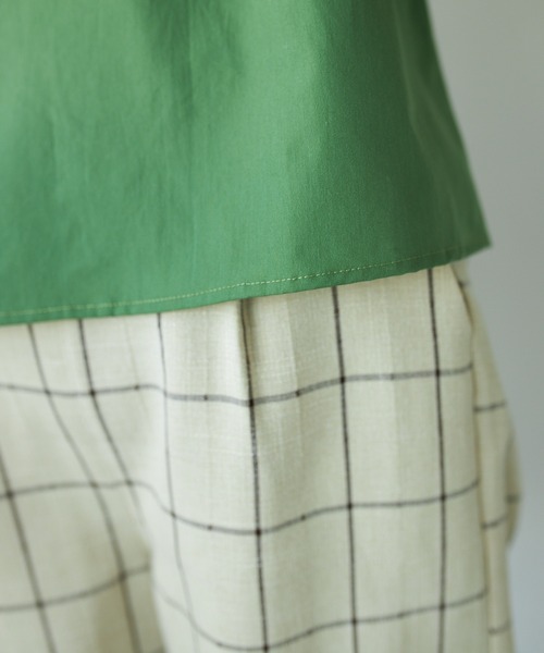 VACANCY（ヴァカンシー）の「ウィンドペンチェックハーフパンツ（その他パンツ・レディース・ホワイト/ベージュ・FREE）」の15枚目の写真