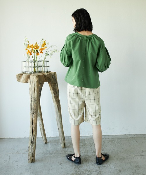 VACANCY（ヴァカンシー）の「ウィンドペンチェックハーフパンツ（その他パンツ・レディース・ホワイト/ベージュ・FREE）」の21枚目の写真