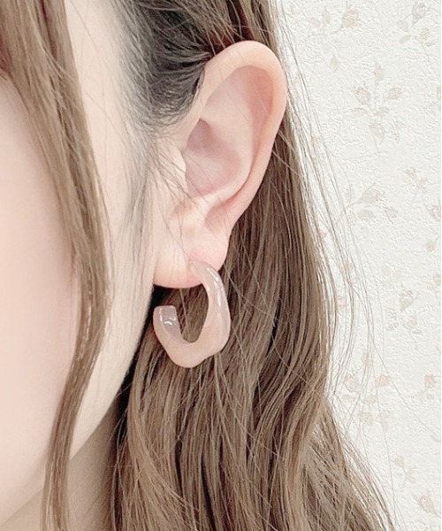 apres jour（アプレジュール）の「【apres jour×ARIAZ】アソートニュアンスピアス（ピアス（両耳用）・レディース・ダークブラウン/アイボリー/その他/ピンクベージュ・FREE）」の3枚目の写真