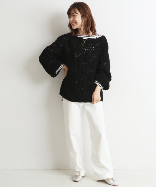 新品 スローブイエナ LE DENIM ルーズバギーパンツ 36 ブラック LE DENIM ルーズバギーパンツ | スローブ イエナ(SLOBE IENA