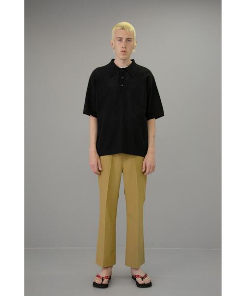 MONKEY TIME（モンキータイム）の「＜monkey time＞ HT/CTN ST MESH PL/ポロシャツ（ポロシャツ・メンズ・ブラック/マスタード・S/M/L）」の11枚目の写真