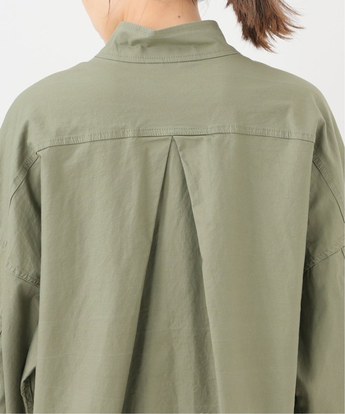 SLOBE citron.（スローブシトロン）の「SLOBE citron.ミリタリークロップドブルゾン【手洗い可能】◆（ブルゾン・レディース・カーキ・FREE）」の19枚目の写真