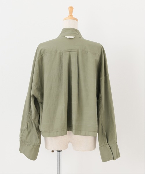 SLOBE citron.（スローブシトロン）の「SLOBE citron.ミリタリークロップドブルゾン【手洗い可能】◆（ブルゾン・レディース・カーキ・FREE）」の20枚目の写真