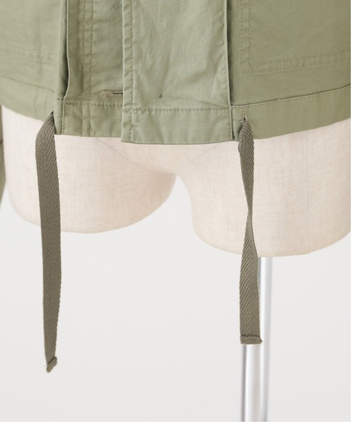 SLOBE citron.（スローブシトロン）の「SLOBE citron.ミリタリークロップドブルゾン【手洗い可能】◆（ブルゾン・レディース・カーキ・FREE）」の13枚目の写真