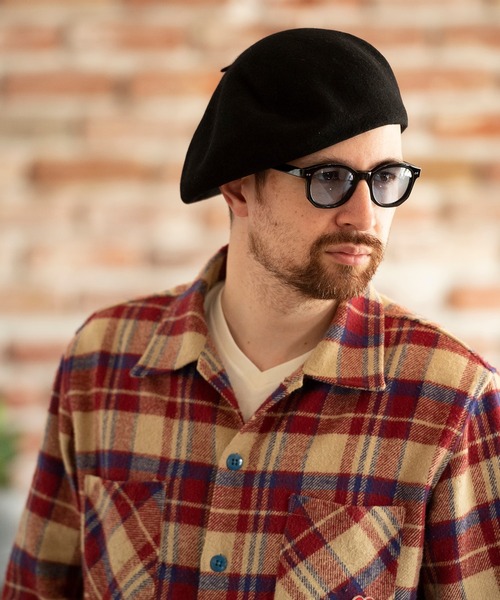 Mighty Shine（マイティシャイン）の「Mighty Shine / ペインターバスクベレー / PAINTER BASQUE BERET（ハンチング/ベレー帽・メンズ・ホワイト/チャコールグレー/ブラック/ネイビー/オレンジ/モカ・FREE）」の3枚目の写真