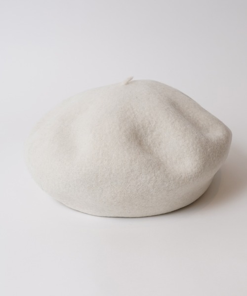 Mighty Shine（マイティシャイン）の「Mighty Shine / ペインターバスクベレー / PAINTER BASQUE BERET（ハンチング/ベレー帽・メンズ・ホワイト/チャコールグレー/ブラック/ネイビー/オレンジ/モカ・FREE）」の11枚目の写真