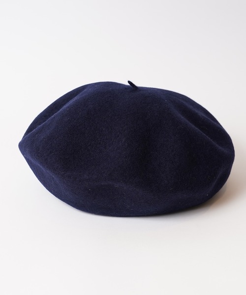 Mighty Shine（マイティシャイン）の「Mighty Shine / ペインターバスクベレー / PAINTER BASQUE BERET（ハンチング/ベレー帽・メンズ・ホワイト/チャコールグレー/ブラック/ネイビー/オレンジ/モカ・FREE）」の18枚目の写真