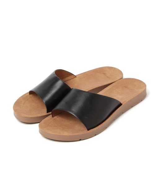 niko and...(ニコアンド)の「オリジナルアシメスライドサンダル(サンダル・レディース・ブラック/イエロー/アイボリー/ラベンダー/その他1/グリーン・SMALL/MEDIUM/LARGE)」の12枚目の写真