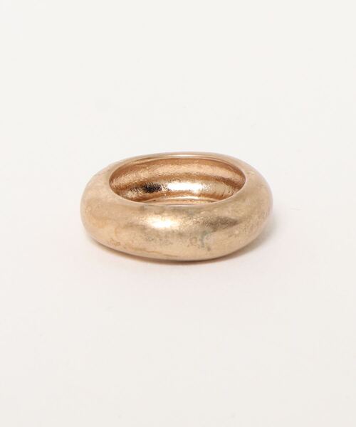 Factor=（ファクターイコール）の「ワイドウェーブリング（リング・レディース・アンティークシルバー/アンティークゴールド・FREE）」の3枚目の写真