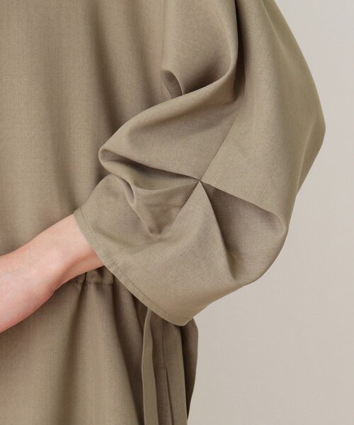 SHOO・LA・RUE（シューラルー）の「◆リネンライク脇リボンワンピース（ワンピース・レディース・オリーブ/レモンイエロー/ダークネイビー・02/03/04）」の11枚目の写真