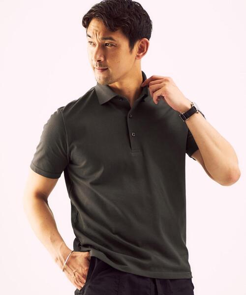 gim（ジム）の「[ ジム ] gim アメリカン シーアイランド ポロシャツ（ポロシャツ・メンズ・ダークグレー/ネイビー/ロイヤルブルー/ホワイト・LARGE/MEDIUM/SMALL/X-LARGE）」の3枚目の写真