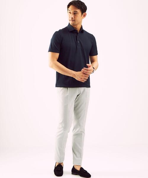 gim（ジム）の「[ ジム ] gim アメリカン シーアイランド ポロシャツ（ポロシャツ・メンズ・ダークグレー/ネイビー/ロイヤルブルー/ホワイト・LARGE/MEDIUM/SMALL/X-LARGE）」の8枚目の写真