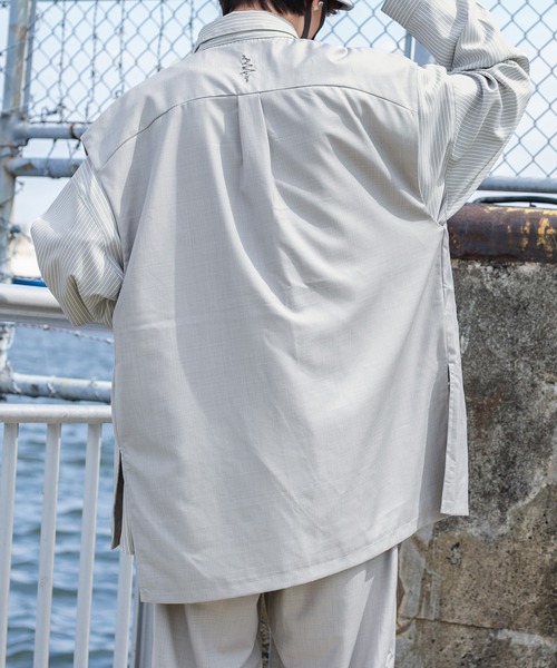 Perushu（ペルーシュ）の「【セットアップ着用可】スプリングアシメオーバーベスト（ベスト・メンズ・モカ/グレー・LARGE/MEDIUM）」の15枚目の写真