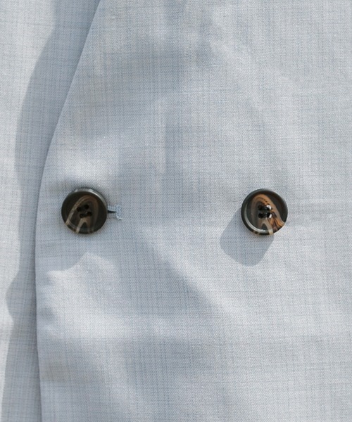 Perushu（ペルーシュ）の「【セットアップ着用可】スプリングアシメオーバーベスト（ベスト・メンズ・モカ/グレー・LARGE/MEDIUM）」の16枚目の写真