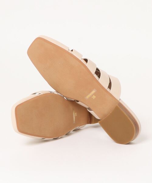 ROSE BUD(ローズバッド)の「スリッパサンダル(サンダル・レディース・ホワイト/ブラック・38/36/37)」の4枚目の写真