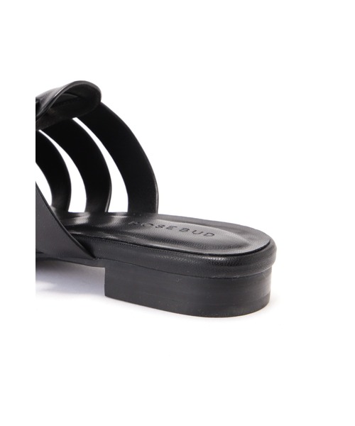 ROSE BUD(ローズバッド)の「スリッパサンダル(サンダル・レディース・ホワイト/ブラック・38/36/37)」の7枚目の写真