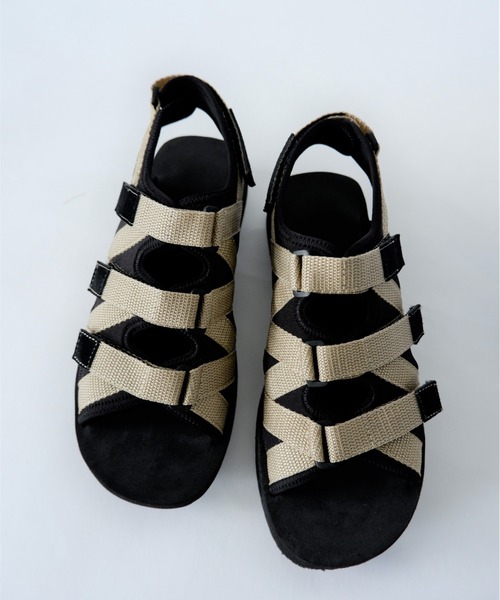 MANASTASH（マナスタッシュ）の「MANASTASH/マナスタッシュ　CLIFTY SANDAL サンダル　MENS（サンダル・メンズ・ブラック/ベージュ/マルチ/その他・41/42/43）」の9枚目の写真