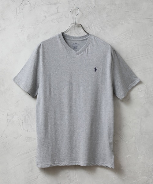 POLO RALPH LAUREN（ポロ ラルフ ローレン）の「【POLO RALPH LAUREN/ポロ ラルフローレン】ポニー刺繍 Vネック半袖Tシャツ（ボーイズライン）（Tシャツ/カットソー・メンズ・ホワイト/ブラック/ネイビー/グレー・L/XL）」の18枚目の写真
