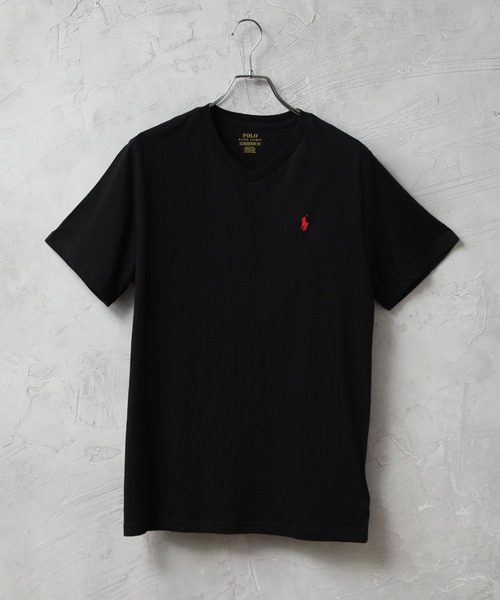 POLO RALPH LAUREN（ポロ ラルフ ローレン）の「【POLO RALPH LAUREN/ポロ ラルフローレン】ポニー刺繍 Vネック半袖Tシャツ（ボーイズライン）（Tシャツ/カットソー・メンズ・ホワイト/ブラック/ネイビー/グレー・L/XL）」の17枚目の写真