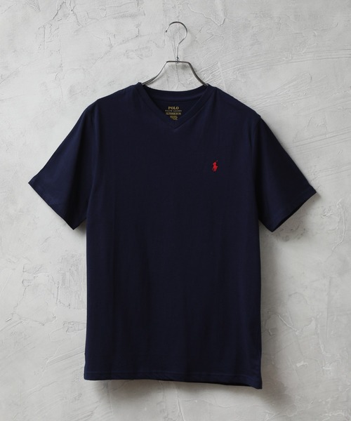 POLO RALPH LAUREN（ポロ ラルフ ローレン）の「【POLO RALPH LAUREN/ポロ ラルフローレン】ポニー刺繍 Vネック半袖Tシャツ（ボーイズライン）（Tシャツ/カットソー・メンズ・ホワイト/ブラック/ネイビー/グレー・L/XL）」の19枚目の写真