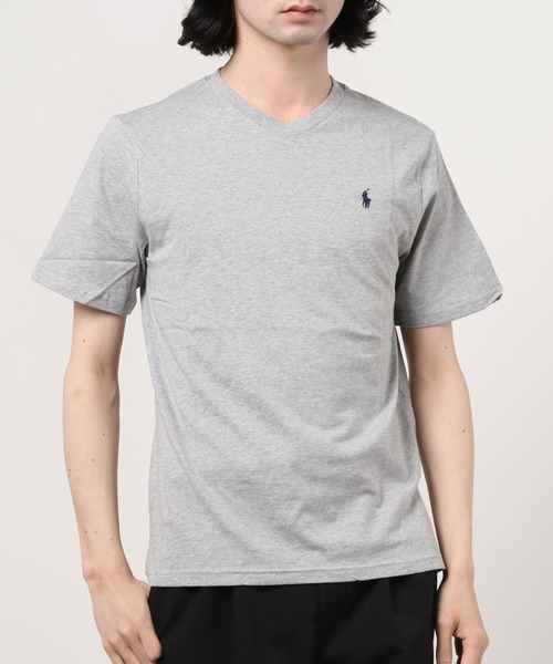 POLO RALPH LAUREN（ポロ ラルフ ローレン）の「【POLO RALPH LAUREN/ポロ ラルフローレン】ポニー刺繍 Vネック半袖Tシャツ（ボーイズライン）（Tシャツ/カットソー・メンズ・ホワイト/ブラック/ネイビー/グレー・L/XL）」の10枚目の写真