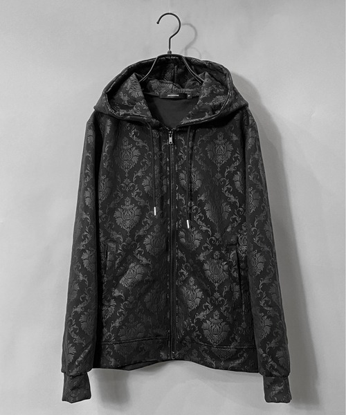 JACKROSE（ジャックローズ）の「JE-ダマスク総柄・セットアップ（セットアップ・メンズ・ブラック/ライトベージュ・M/L）」の6枚目の写真