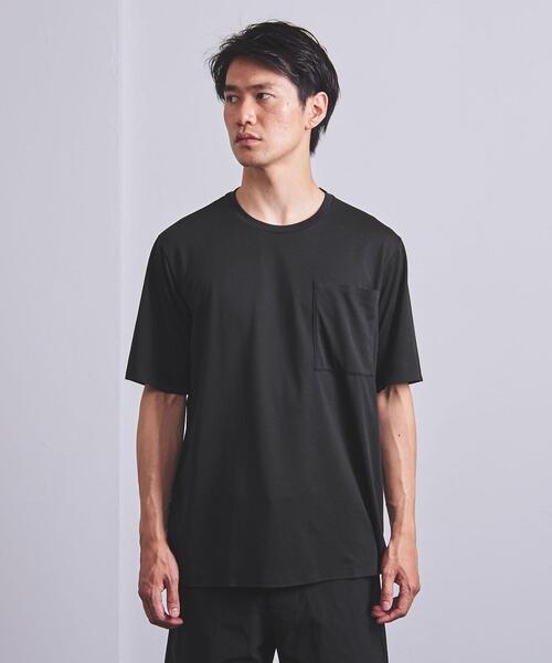 HLAM（ラム）の「＜DESCENTE×hLam＞ ショートスリーブ クルーネック（Tシャツ/カットソー・メンズ・ブラック・MEDIUM/LARGE）」の2枚目の写真