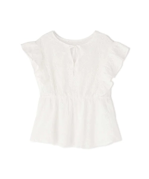 N.（N. Natural Beauty Basic）（エヌエヌナチュラルビューティーベーシック）の「カフタンレースブラウス（シャツ/ブラウス・レディース・ホワイト/ブラック/ライトグリーン・MEDIUM）」の22枚目の写真