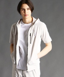 MONSIEUR NICOLE | ジャカードジャージショートスリーブフーディー(パーカー)