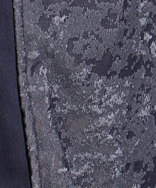 MONSIEUR NICOLE(ムッシュニコル)の「ジャカードジャージショートスリーブフーディー(パーカー・メンズ・ライトグレー/ブルー・MEDIUM/LARGE)」の8枚目の写真