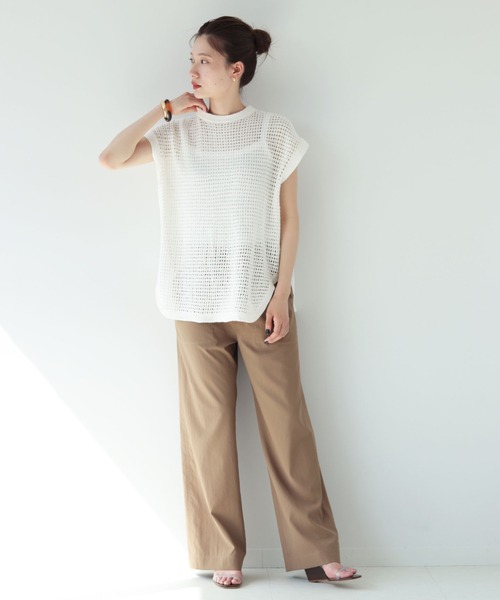 plage（プラージュ）の「タイプライターイージーパンツ◆（その他パンツ・レディース・ブラック/キャメル・34/36/38）」の4枚目の写真