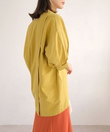 ＡＮＤＪ | リネンタッチキーネックカシュクールチュニック(シャツ/ブラウス)