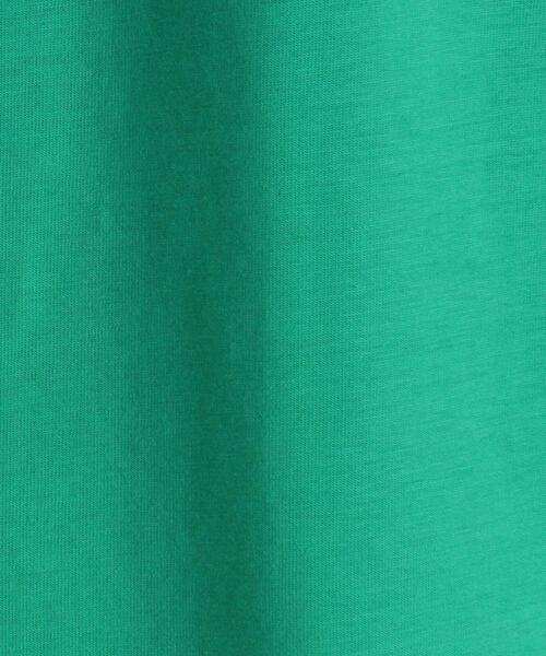Champion(チャンピオン)の「Champion スリットラバーロゴTシャツ(Tシャツ/カットソー・レディース・オフホワイト/ダークグリーン/ブラック・03/02)」の6枚目の写真